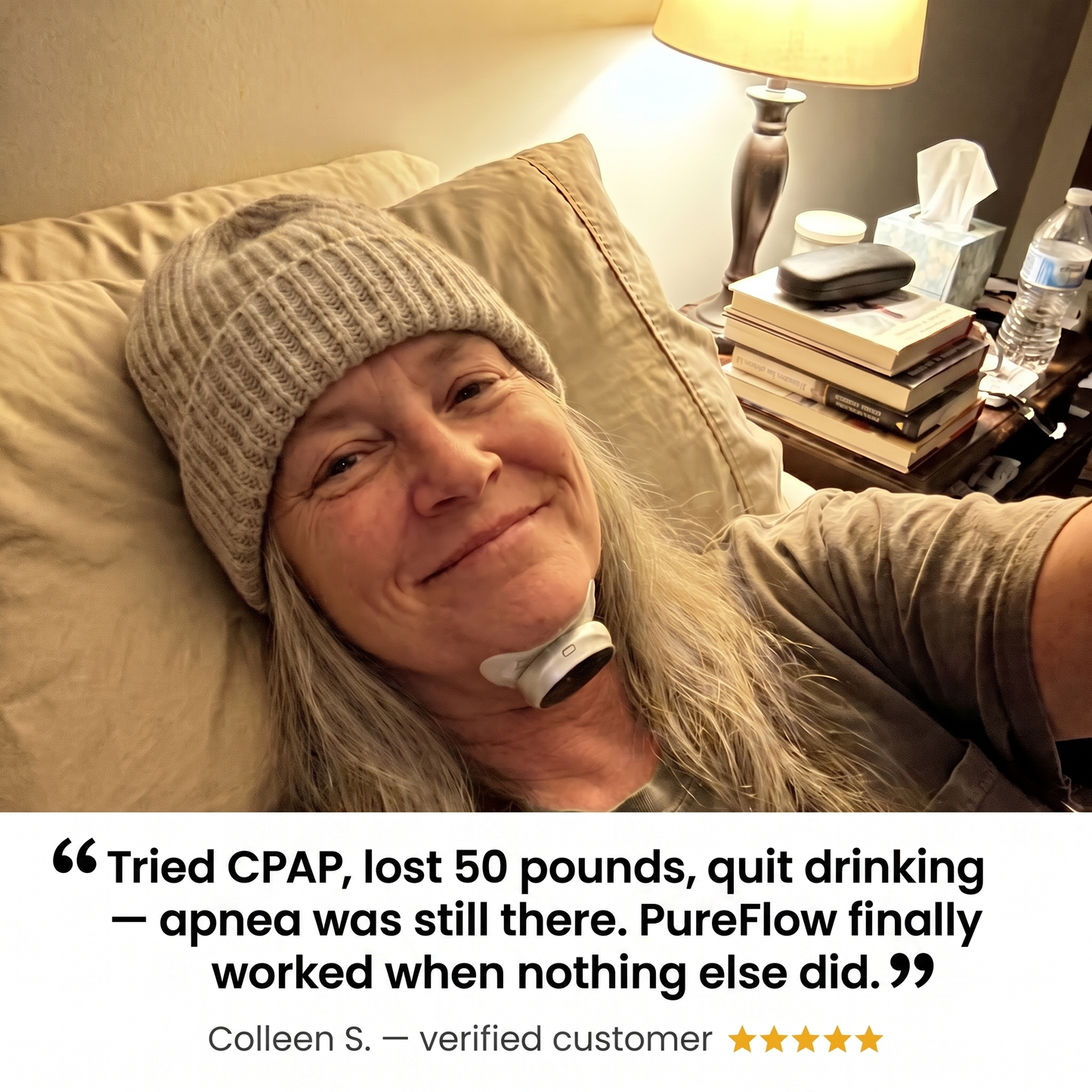 PureFlow Pro — NEMS Muscle Retraining for Snoring & Sleep Apnea