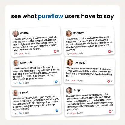 PureFlow Pro — NEMS Muscle Retraining for Snoring & Sleep Apnea